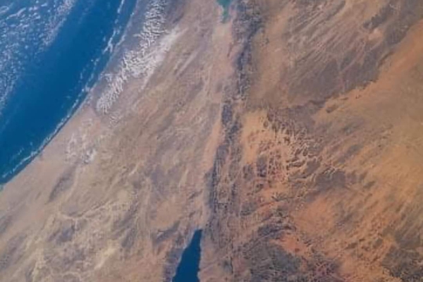 צילום ארץ ישראל מלווין נאסא